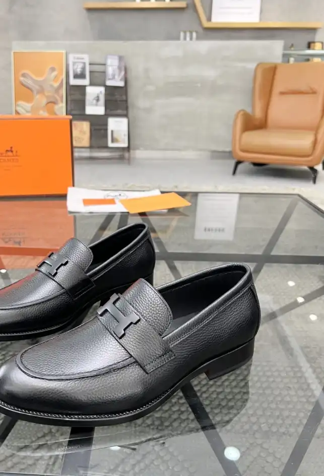 hype Hermes Leather Shoes