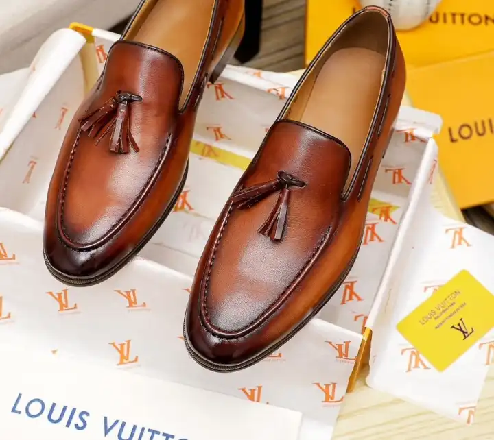 hype LV Leather Shoes