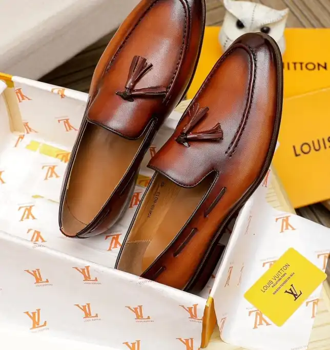 hype LV Leather Shoes