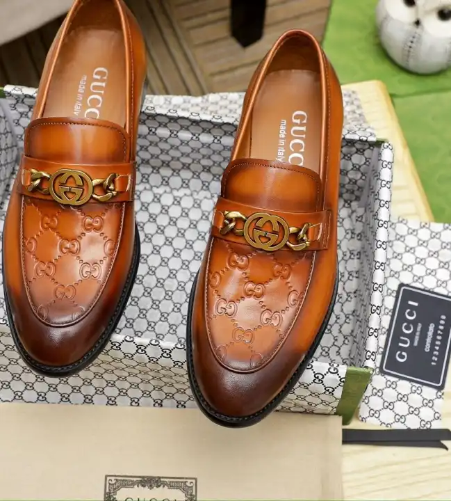 hype Gucci Leather Shoes