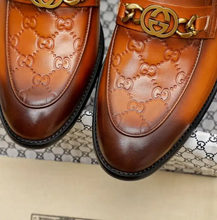 hype Gucci Leather Shoes