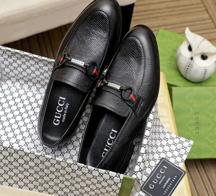 hype Gucci Leather Shoes