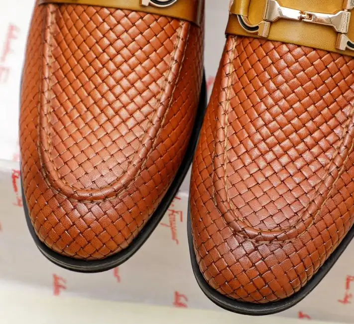 hype Ferragamo Leather Shoes