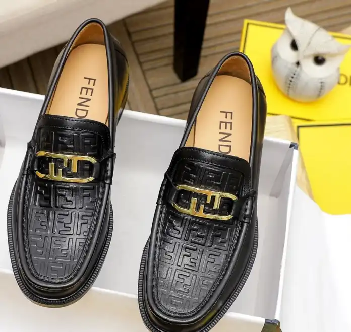 hype Fendi Leather Shoes