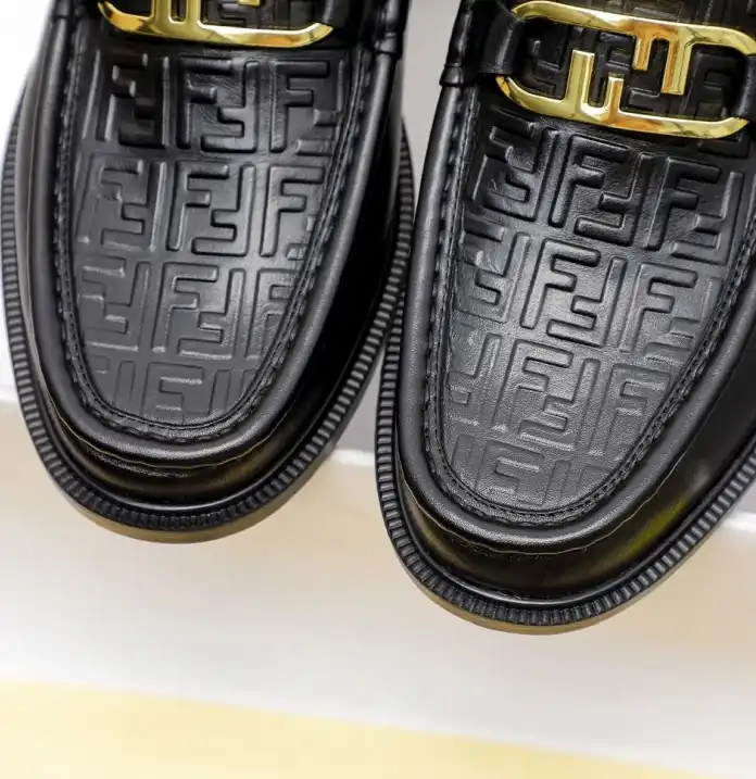 hype Fendi Leather Shoes