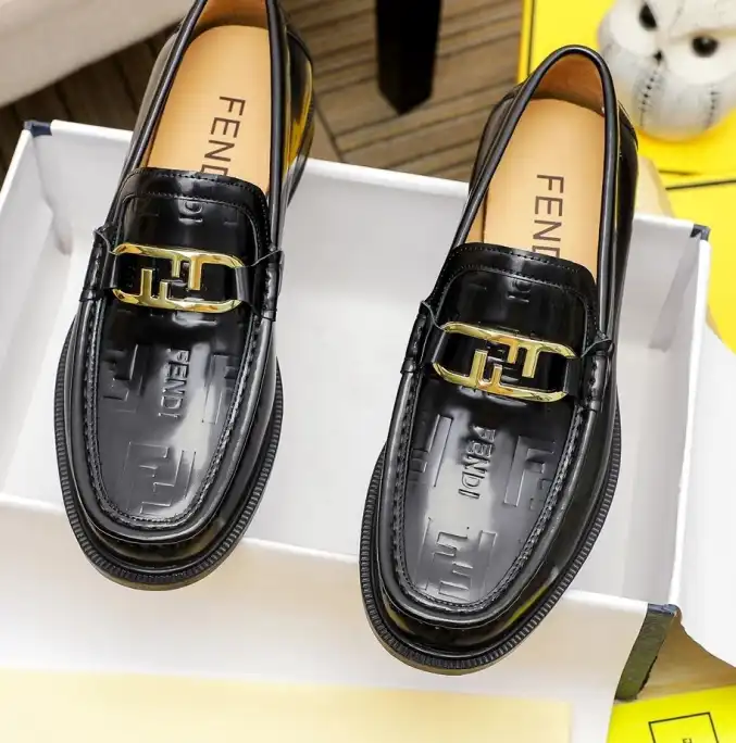 hype Fendi Leather Shoes