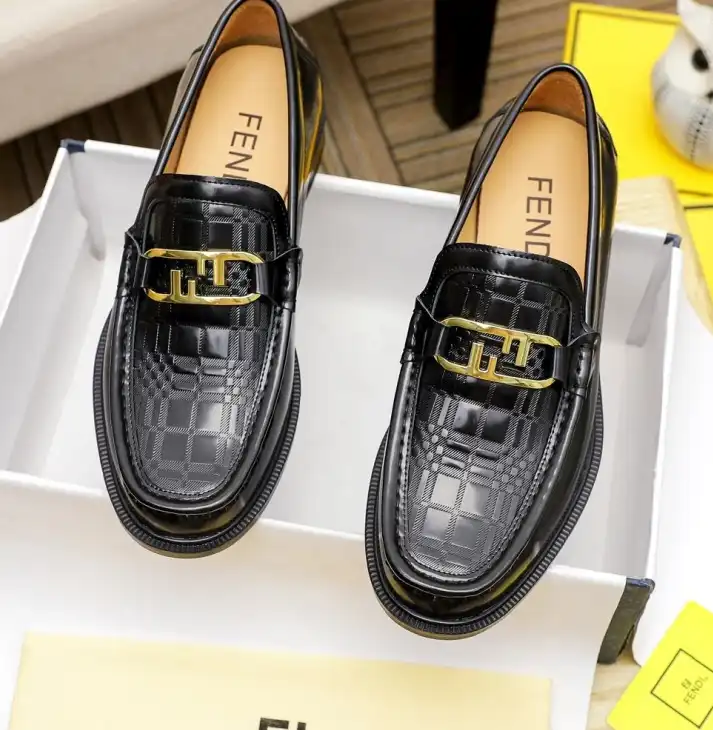 hype Fendi Leather Shoes