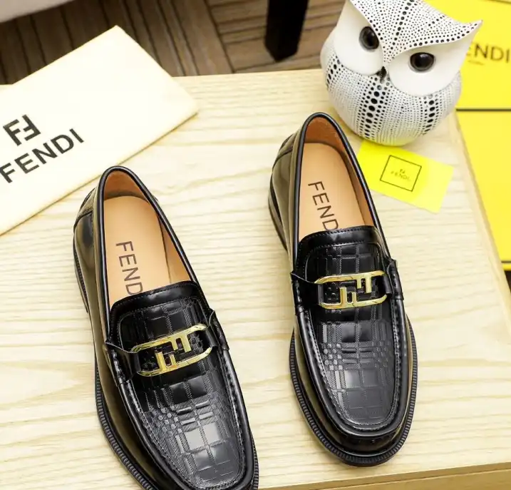 hype Fendi Leather Shoes