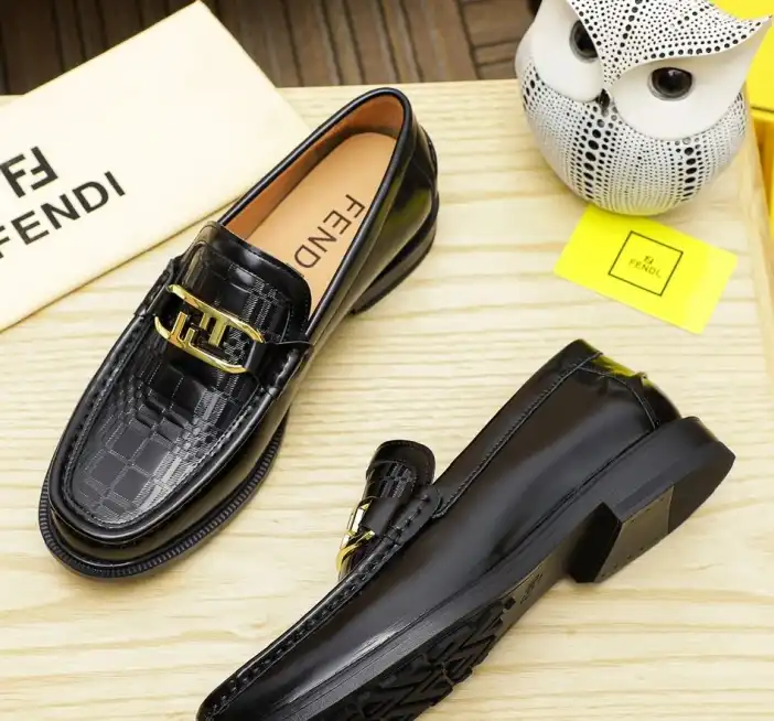 hype Fendi Leather Shoes