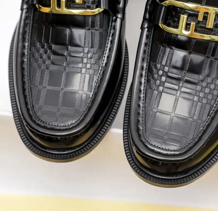 hype Fendi Leather Shoes