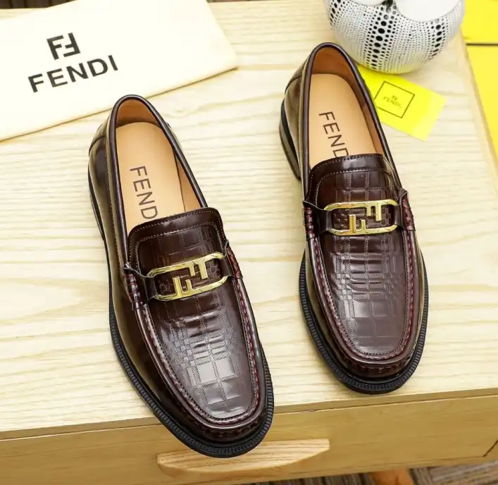 hype Fendi Leather Shoes