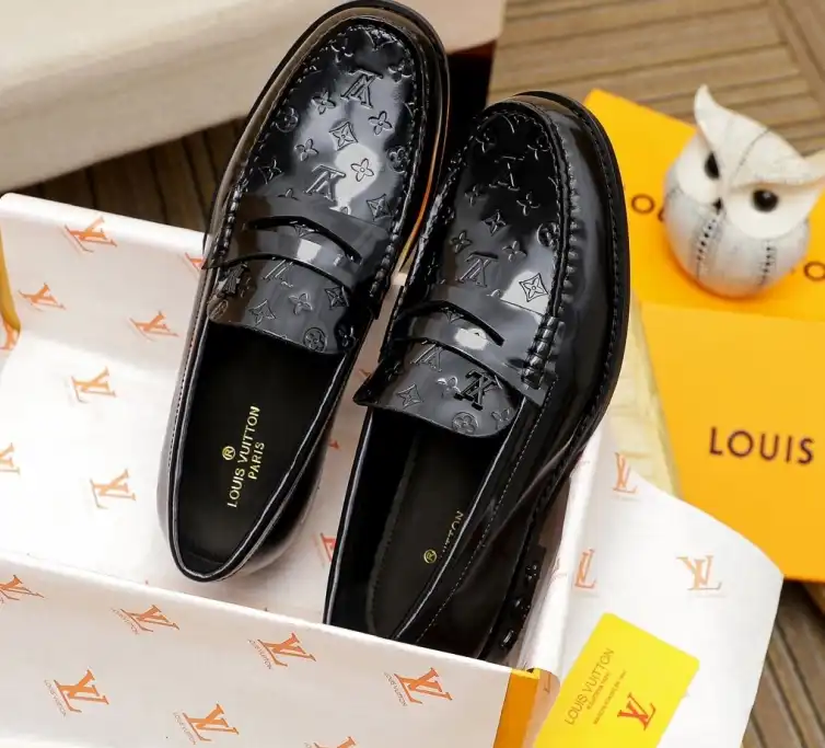 hype LV Leather Shoes