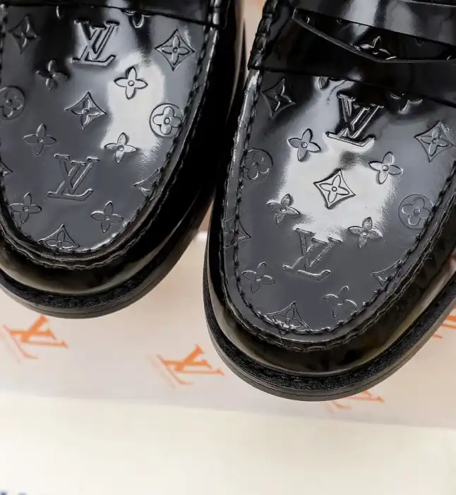 hype LV Leather Shoes