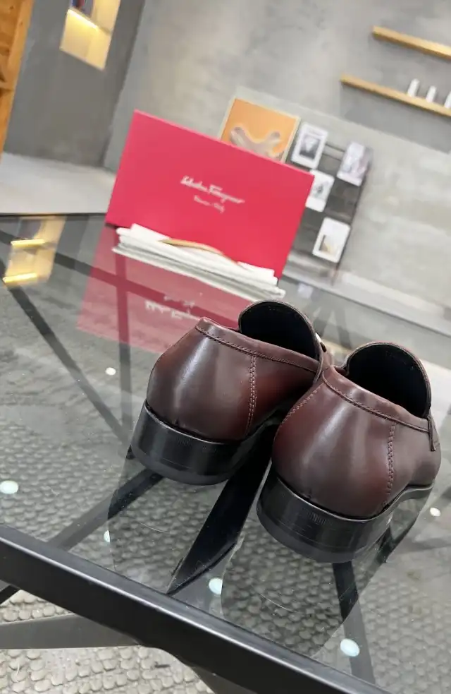 hype Ferragamo Leather Shoes