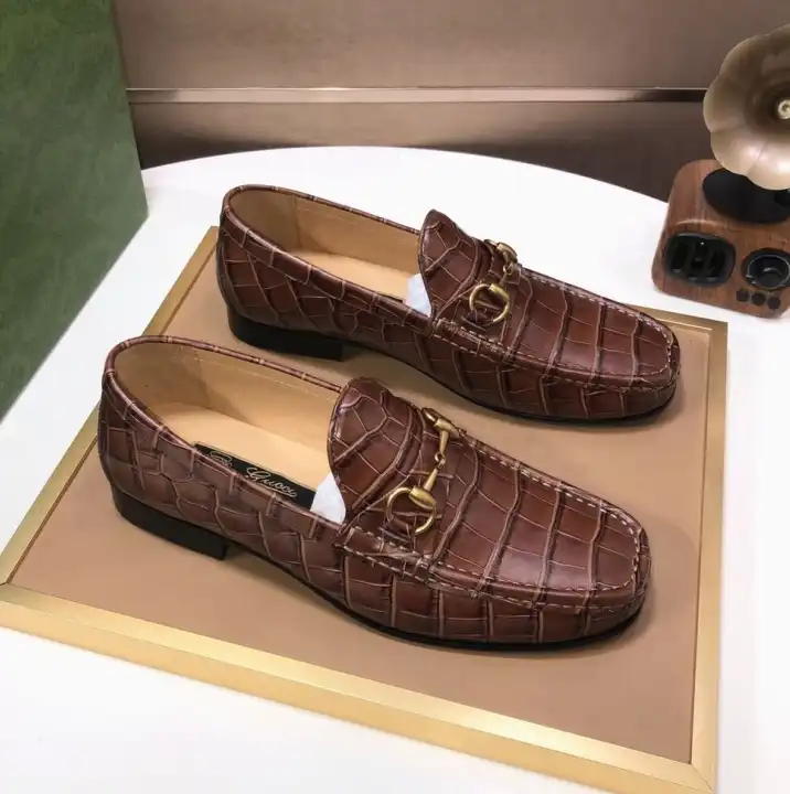 hype Gucci Leather Shoes