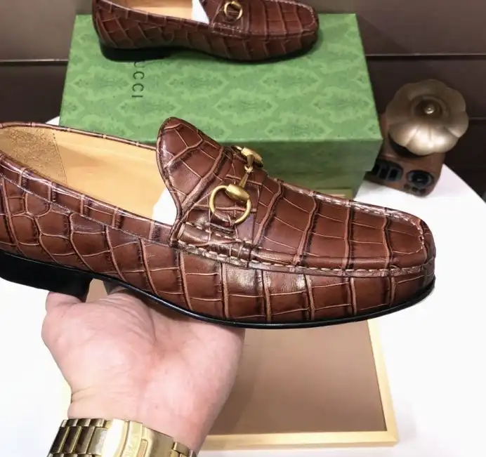 hype Gucci Leather Shoes