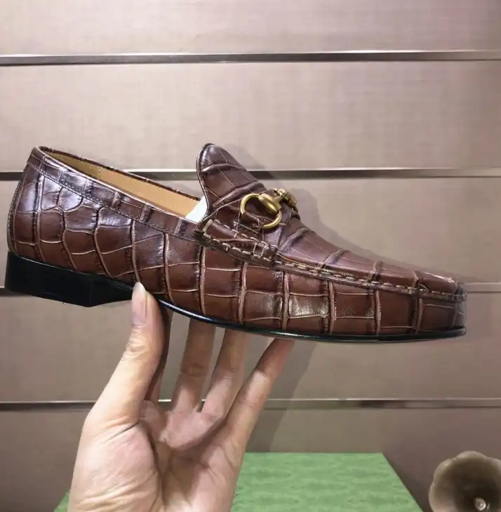 hype Gucci Leather Shoes