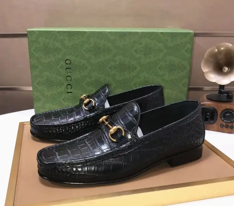 hype Gucci Leather Shoes