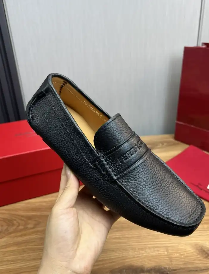 hype Ferragamo Leather Shoes