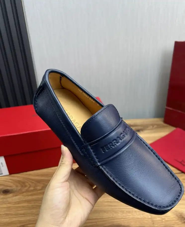 hype Ferragamo Leather Shoes