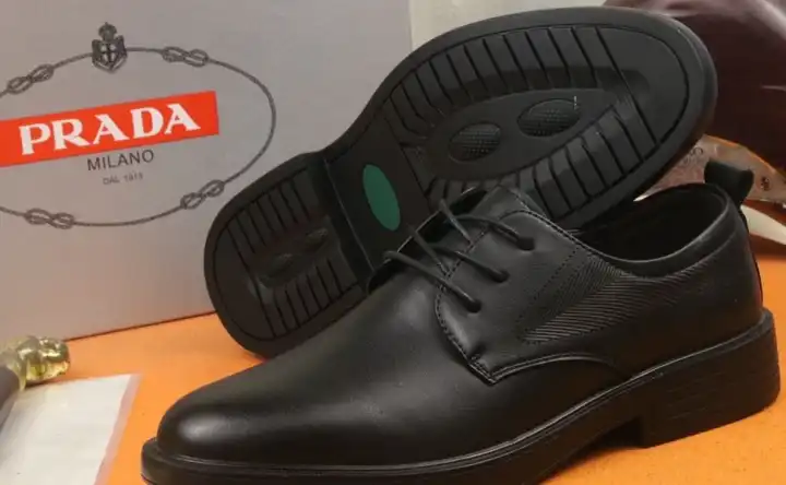 hype Prada Leather Shoes