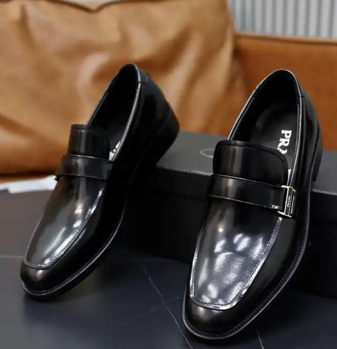 hype Prada Leather Shoes