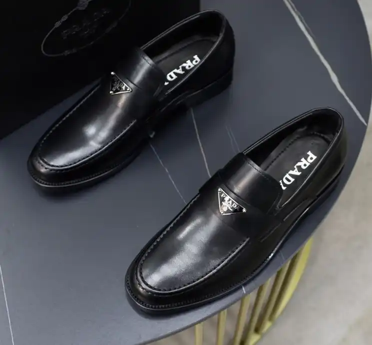 hype Prada Leather Shoes