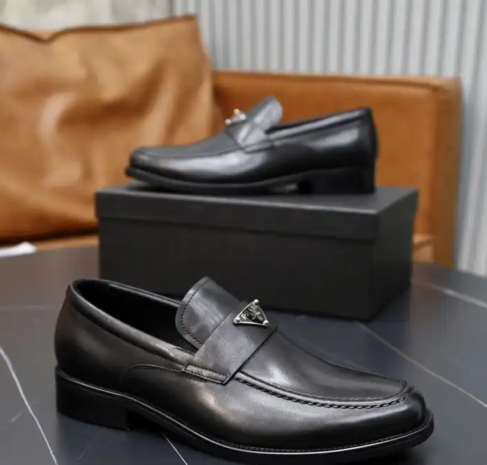 hype Prada Leather Shoes