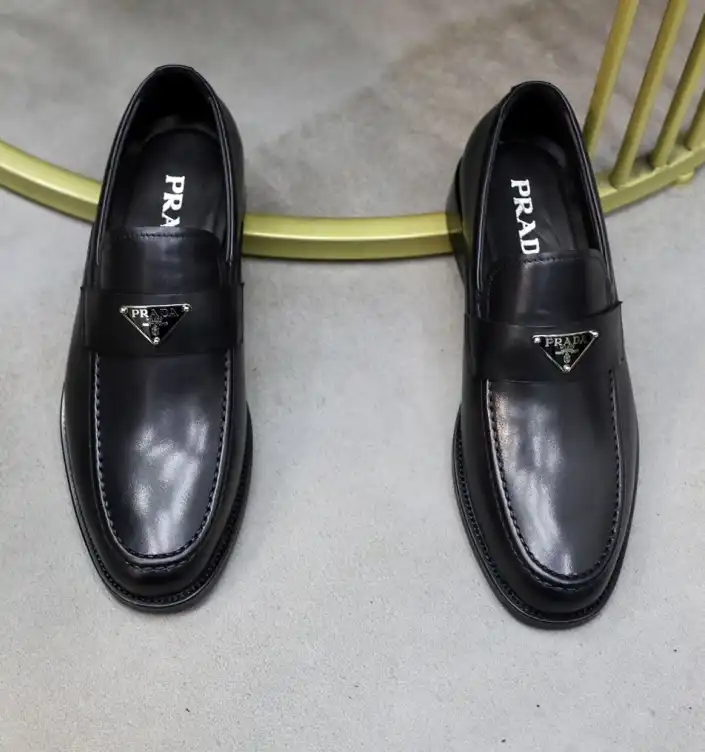 hype Prada Leather Shoes