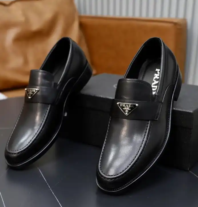 hype Prada Leather Shoes