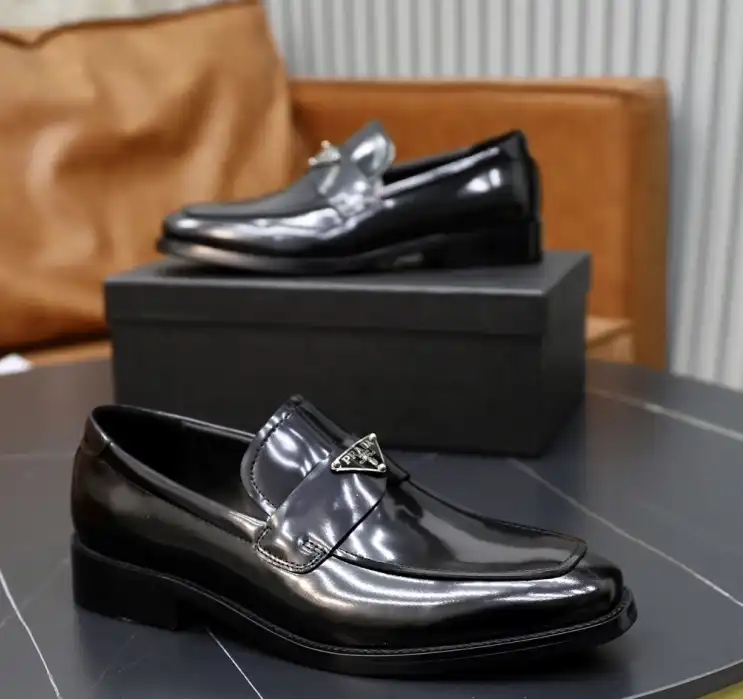 hype Prada Leather Shoes