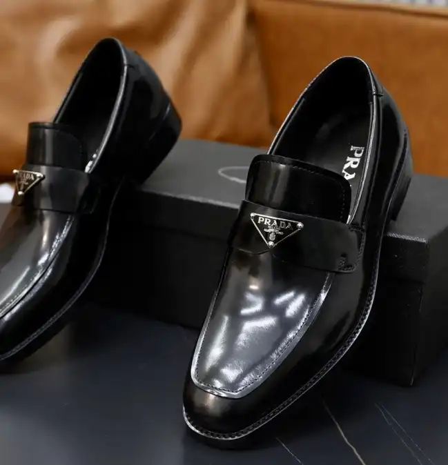 hype Prada Leather Shoes