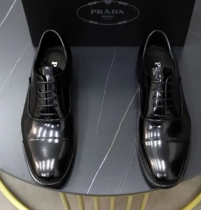 hype Prada Leather Shoes