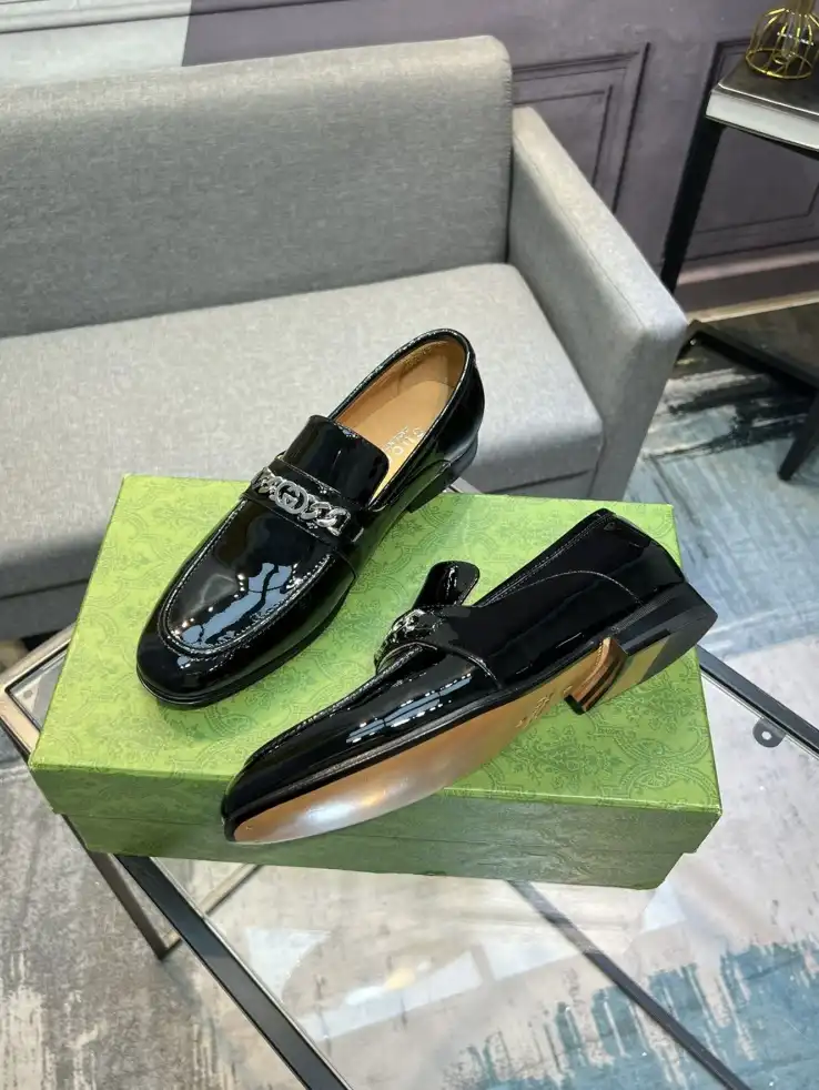 hype Gucci Leather Shoes