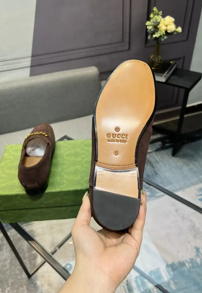 hype Gucci Leather Shoes