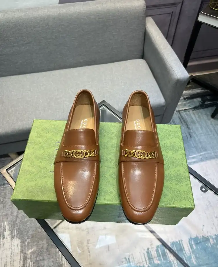 hype Gucci Leather Shoes