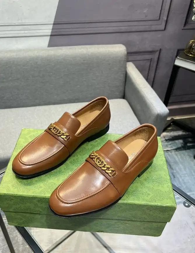 hype Gucci Leather Shoes