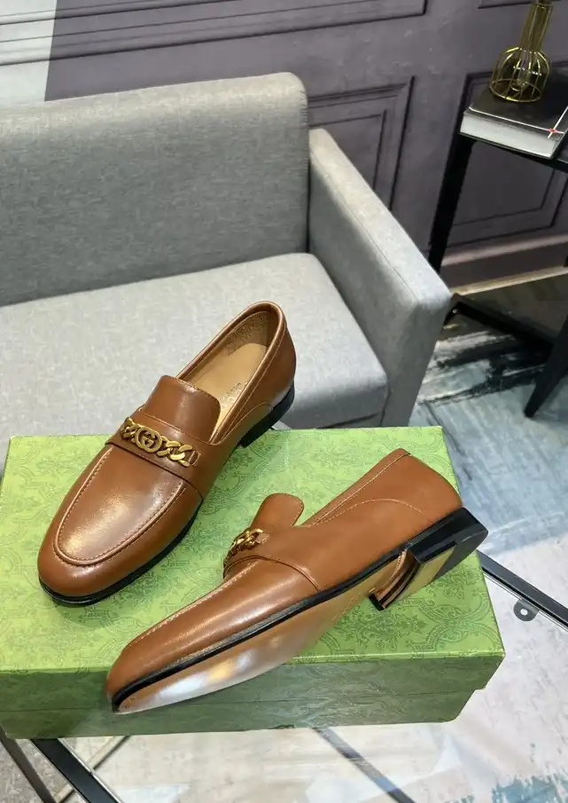 hype Gucci Leather Shoes