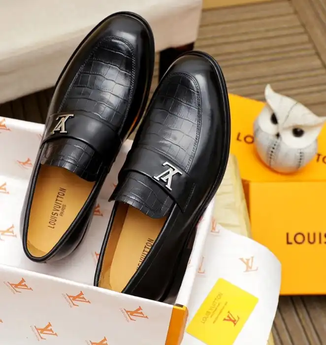 hype LV Leather Shoes