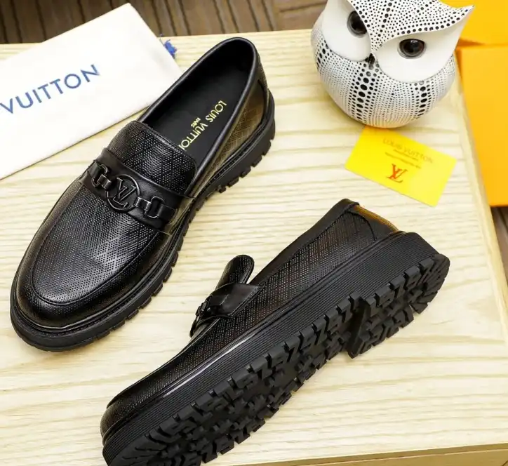 hype LV Leather Shoes