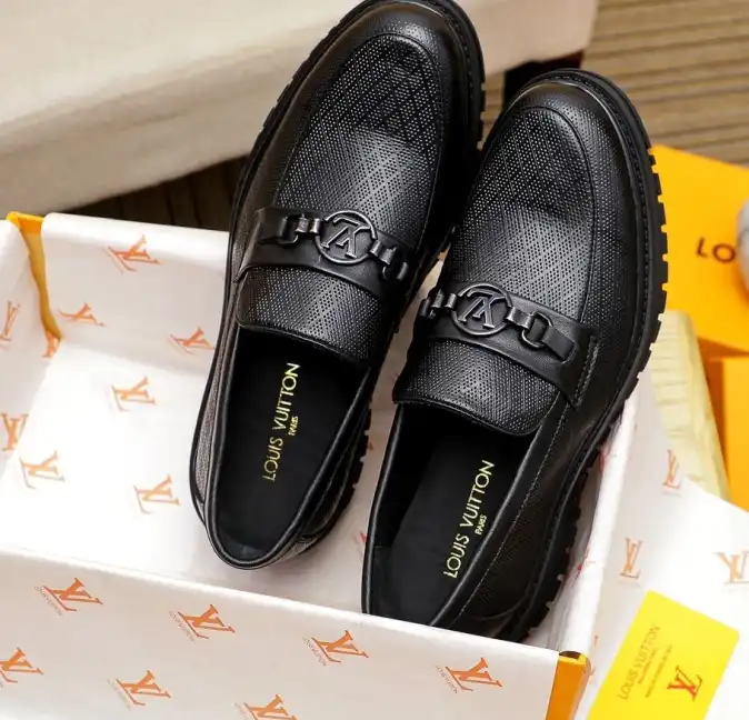 hype LV Leather Shoes