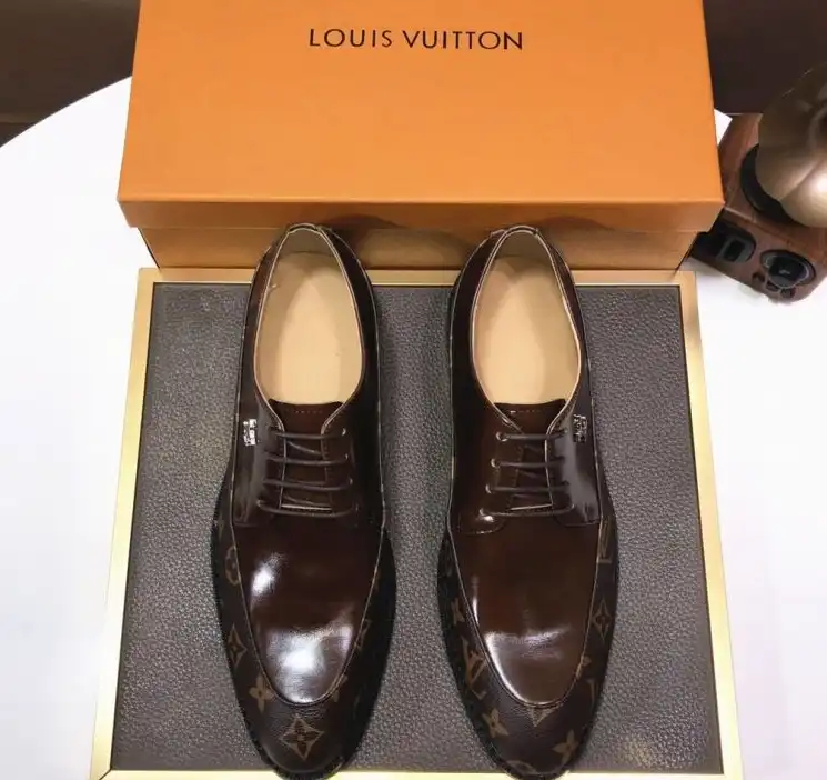 hype LV Leather Shoes