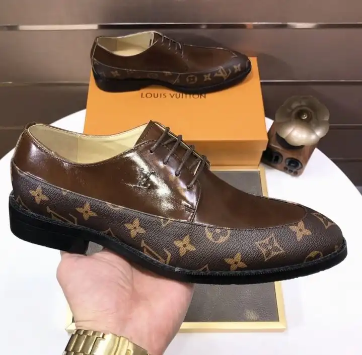 hype LV Leather Shoes