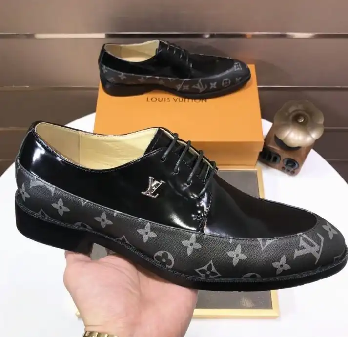 hype LV Leather Shoes