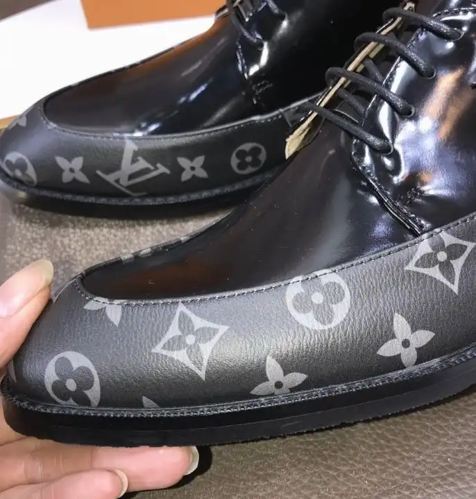 hype LV Leather Shoes