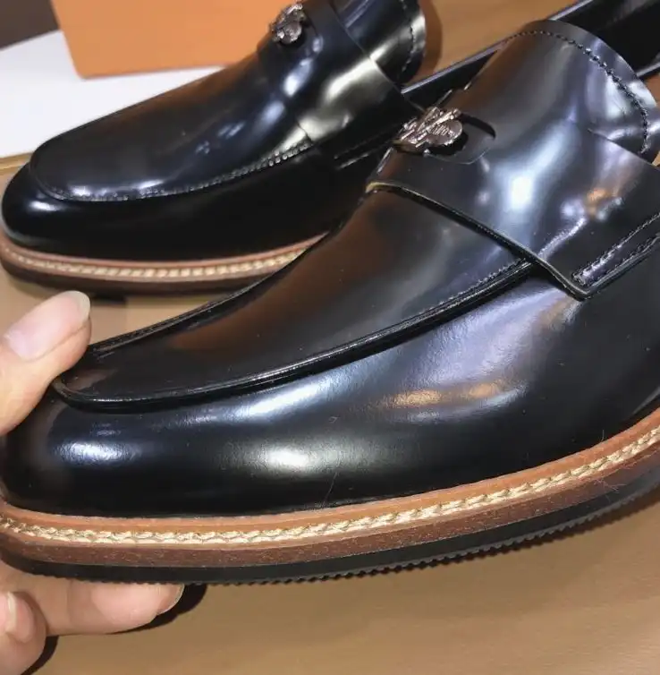 hype LV Leather Shoes