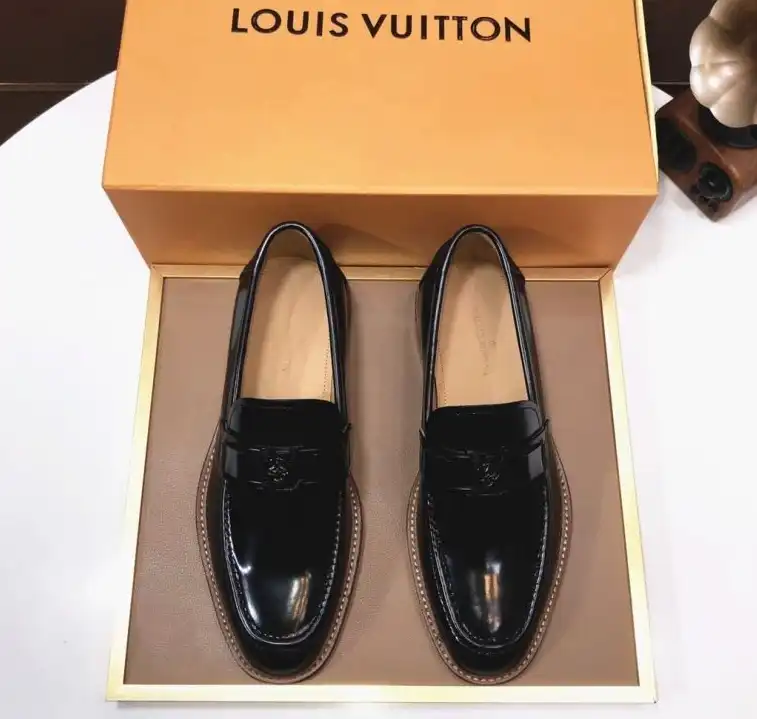 hype LV Leather Shoes