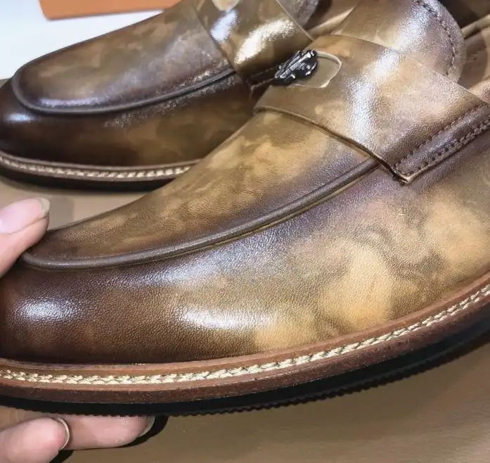 hype LV Leather Shoes