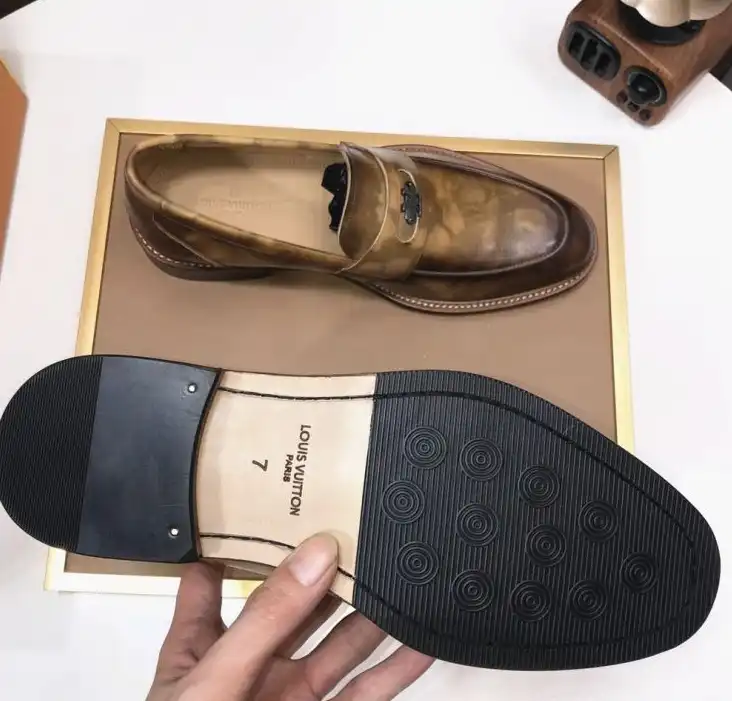 hype LV Leather Shoes