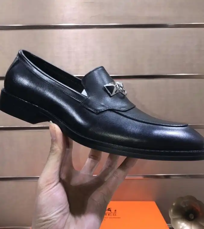 hype Hermes Leather Shoes